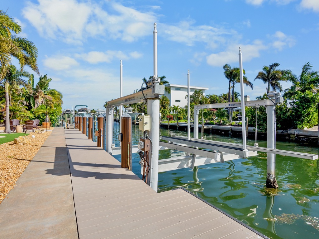 Private boat dock