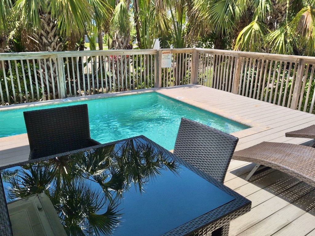 Poolside Dining Area