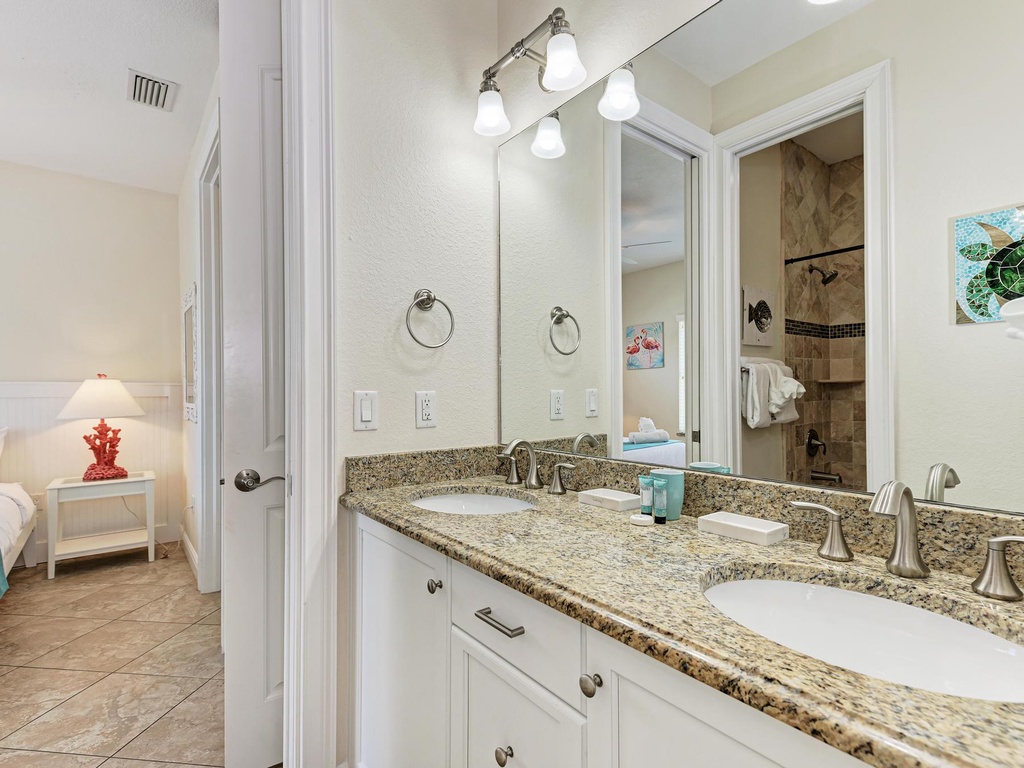 Twin Sinks with Mirror - Anna Maria Island Locals