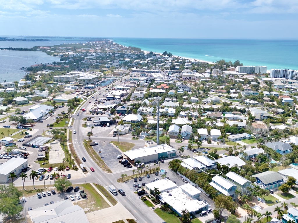 Aerial View - Key Lime Beach House