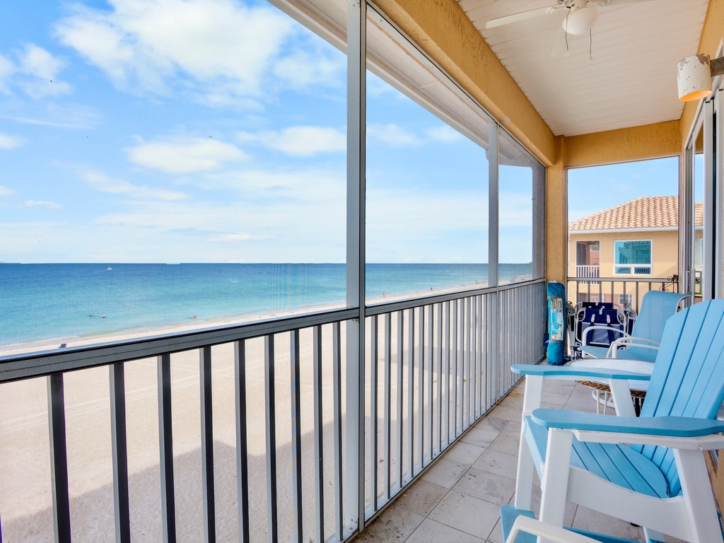 Seating area with ocean breeze