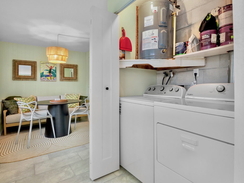 Laundry Area with Washer and Dryer
