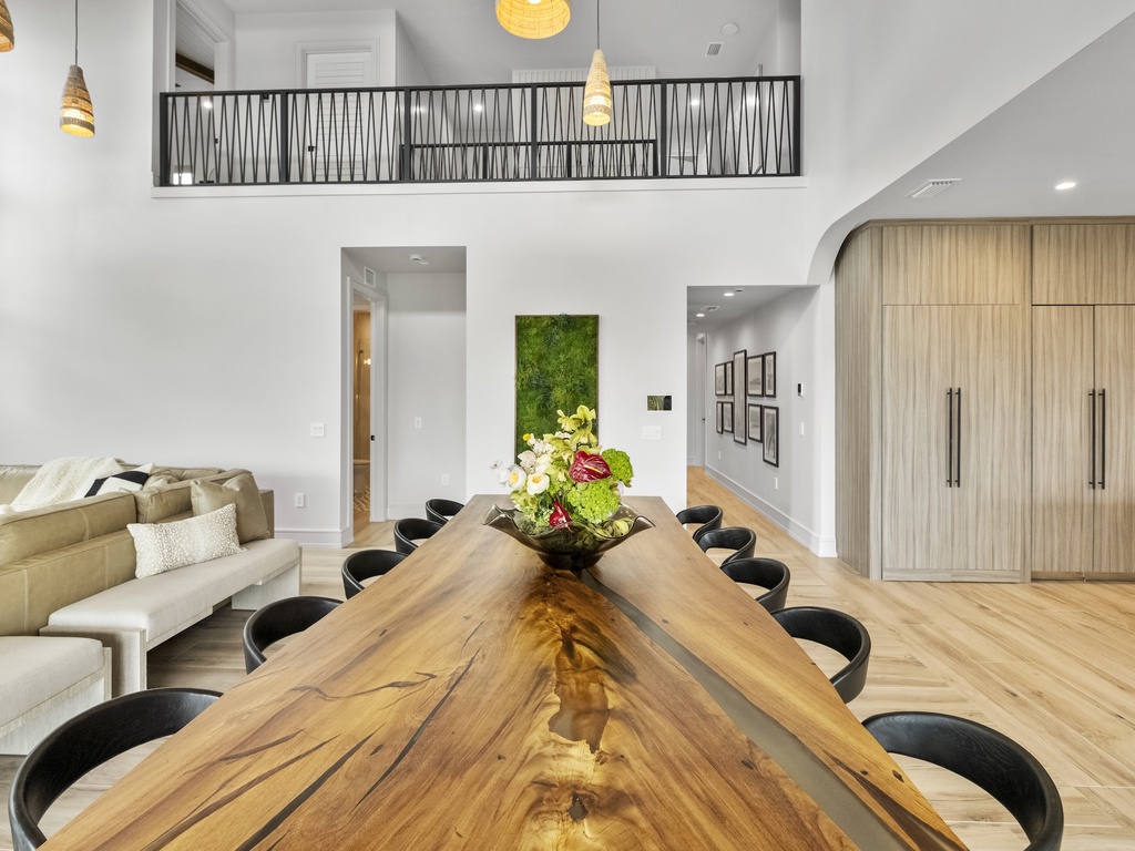 Indoor dining area