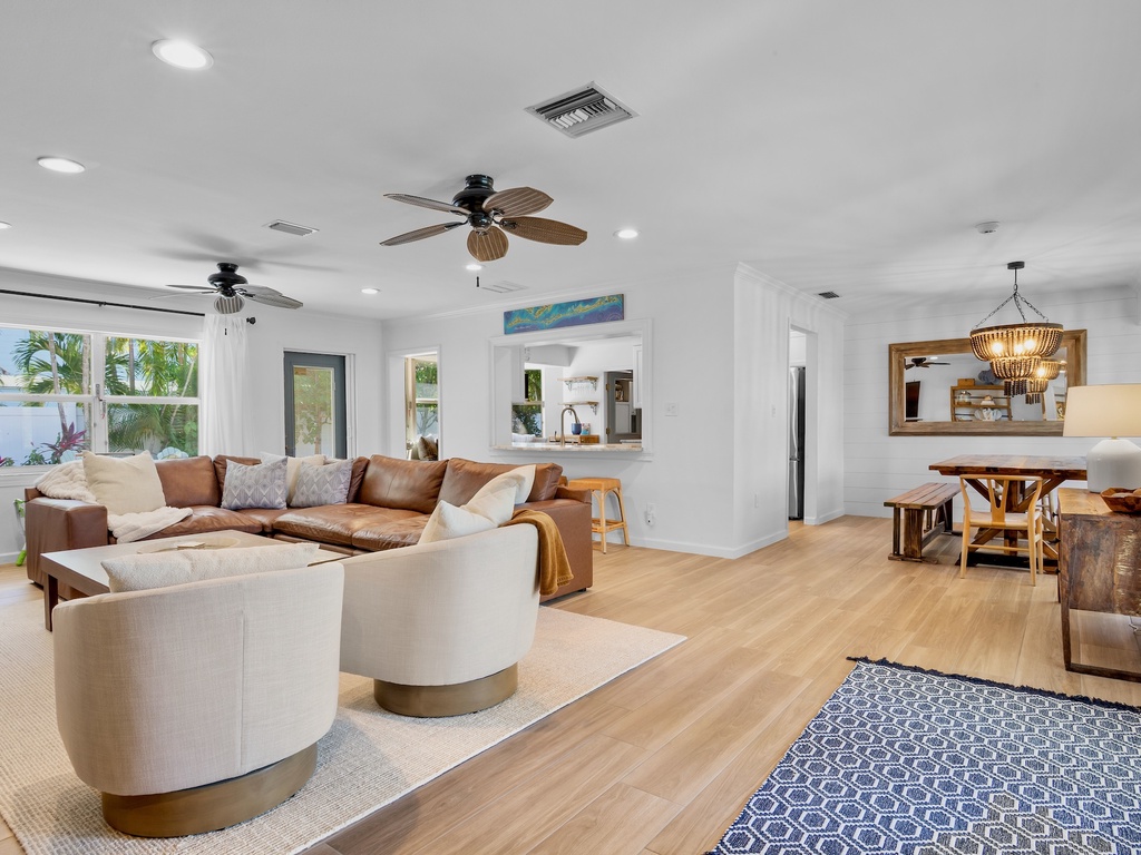 Spacious living area