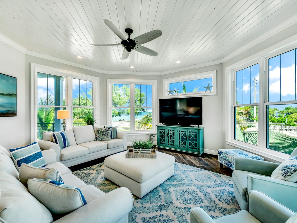 Comfortable living area for relaxing