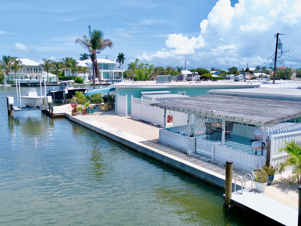 Waterfront home with Patio with Canal Views