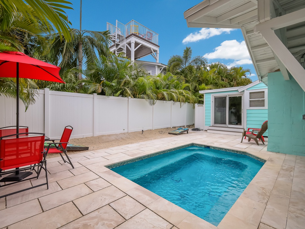 Private Pool and Seating