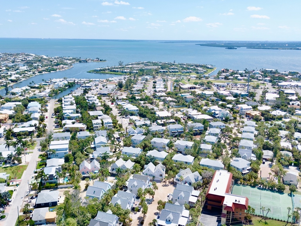 Aerial View - Palm Breeze by Anna Maria Vacations
