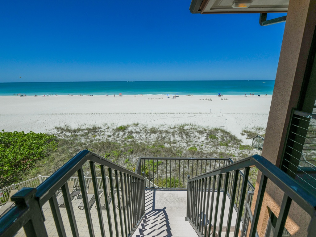 Stairs to Beach and Pool Area