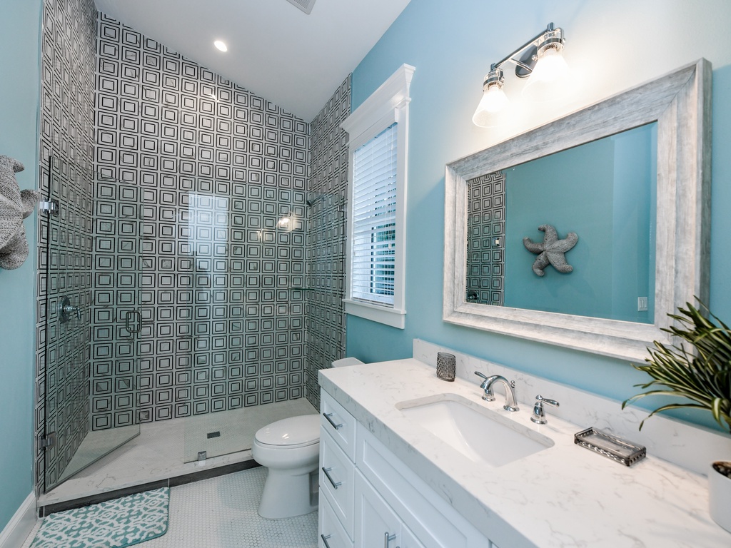 Bathroom with Rainfall Shower