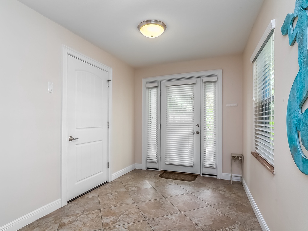 Welcoming main entrance