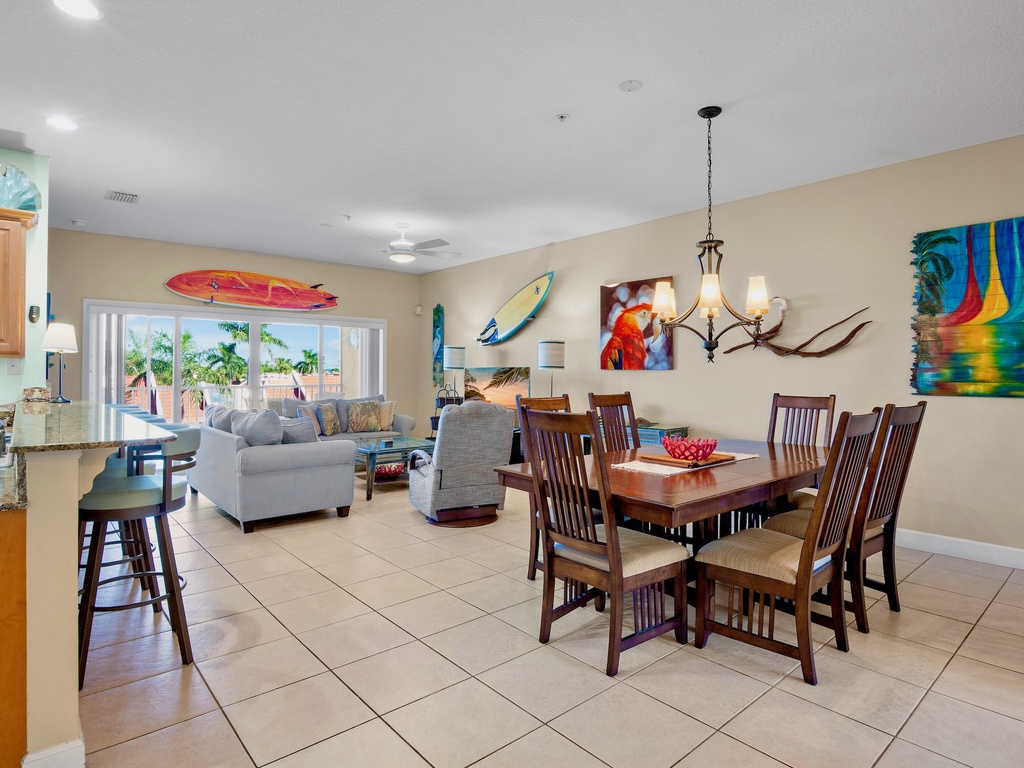 Open social area for guests