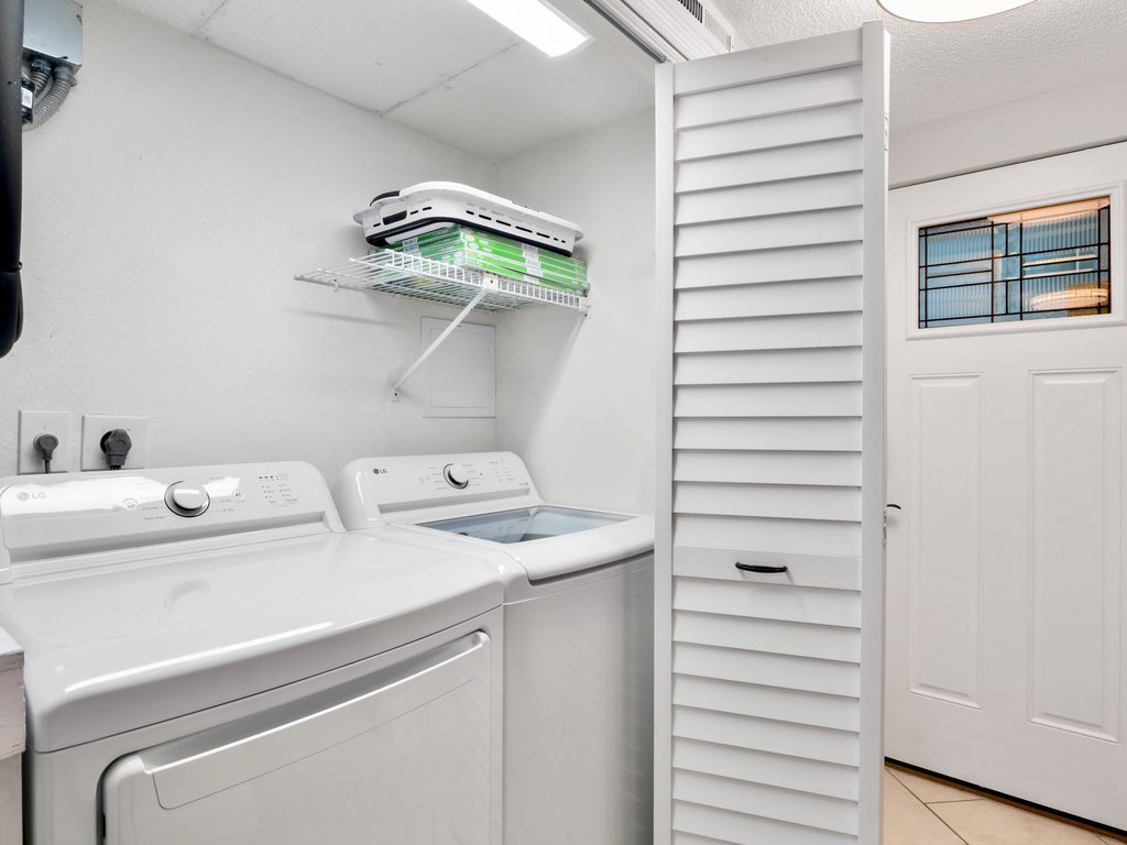 Laundry area with washer and dryer