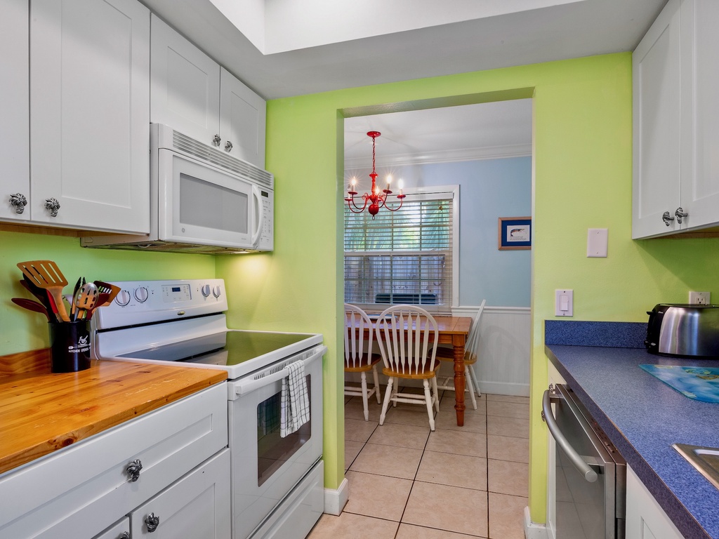 Modern kitchen with all appliances