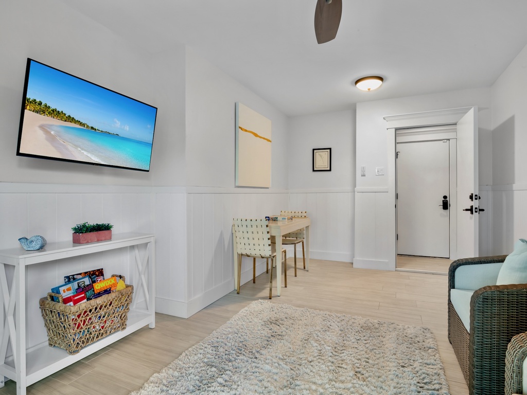 Additional living space with patio access