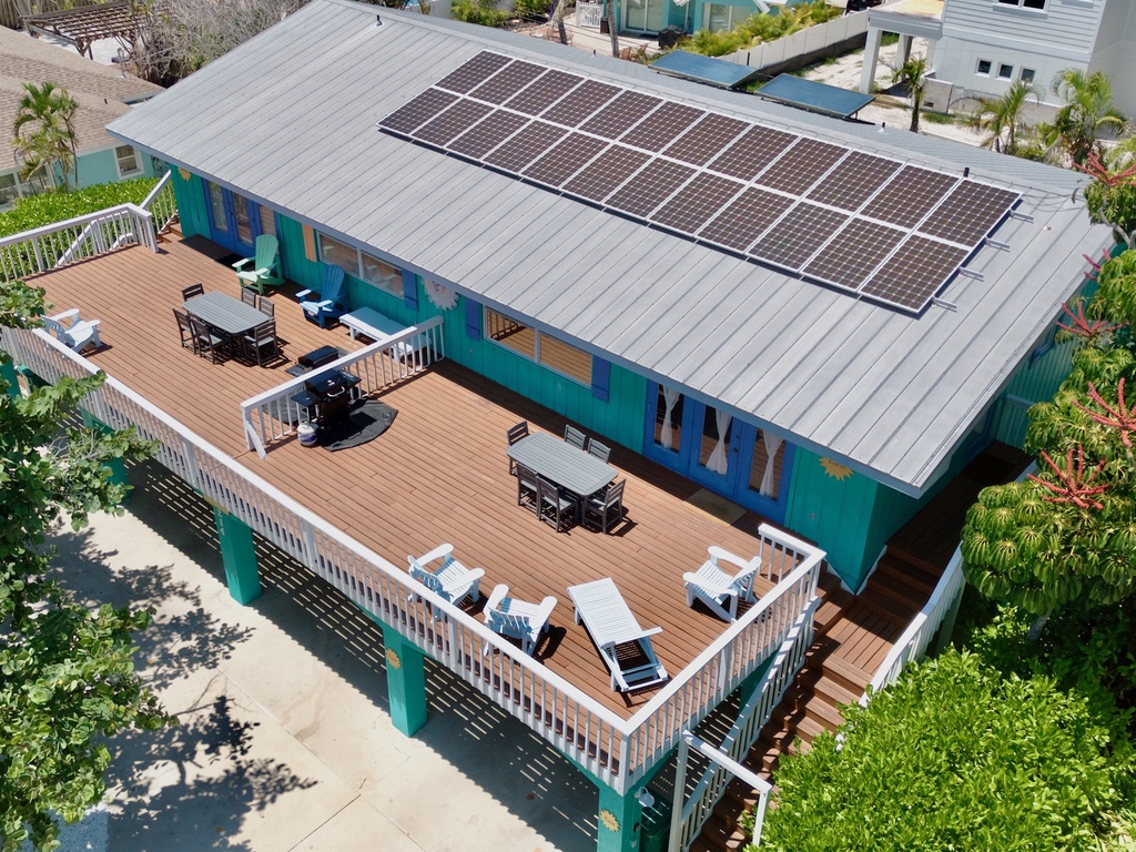 Stunning aerial view of home