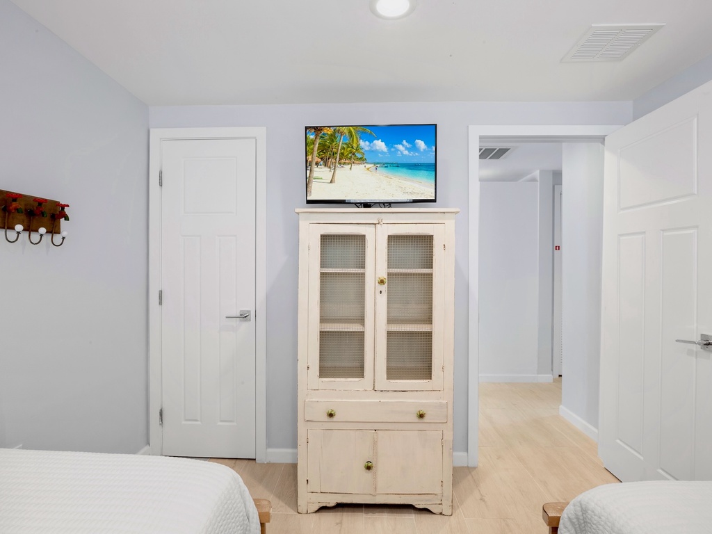 Third Bedroom A, Two Twin beds