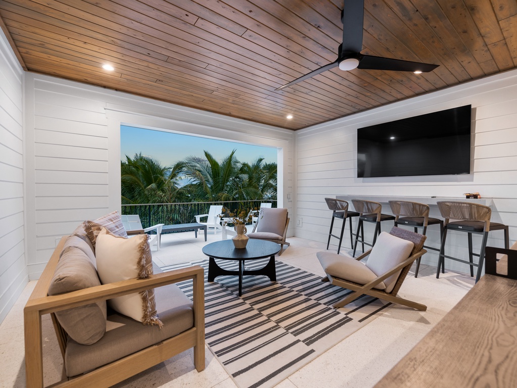 Top Floor - Covered Outdoor Living Area