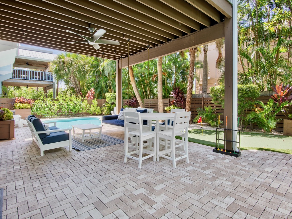 Outdoor Dining Area and Living Area