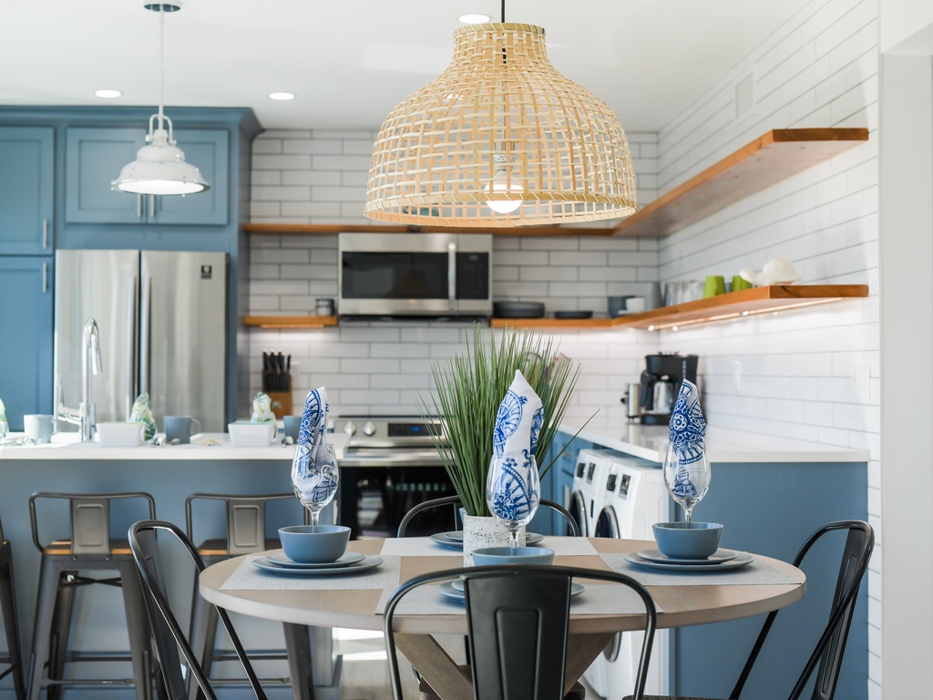 Indoor dining area for gatherings