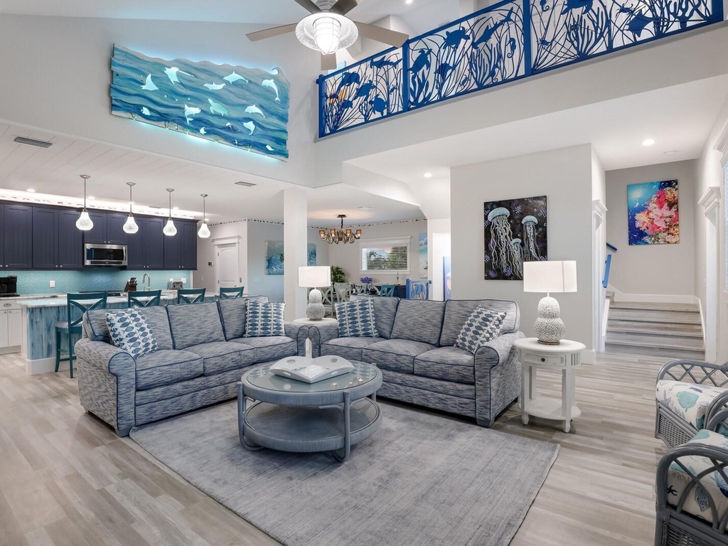 Living Area with Plush Seating