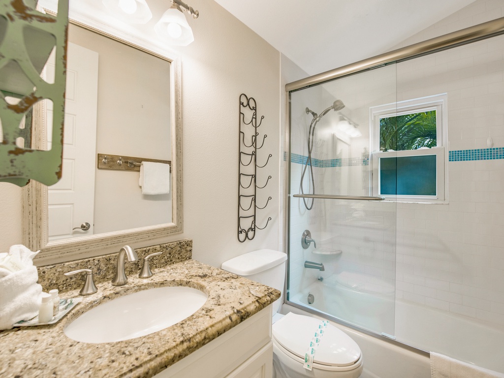 Walk-In Shower and Vanity