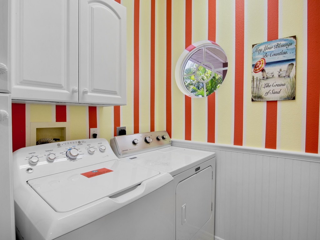 Laundry area with washer and dryer