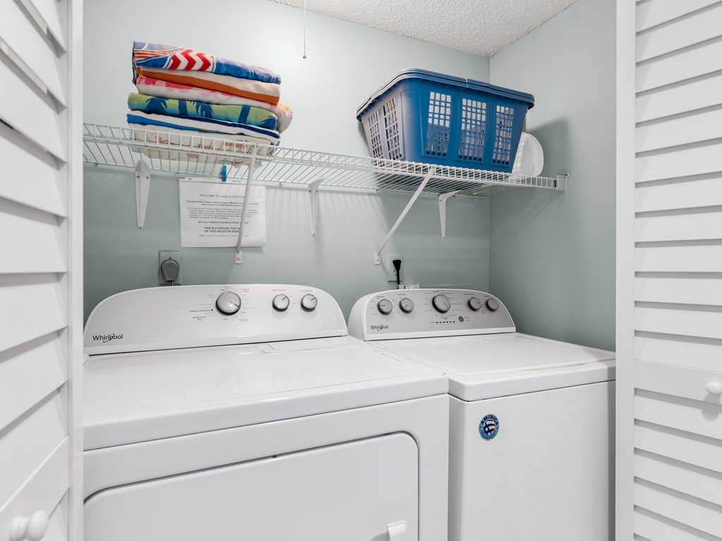 JC Resorts Sand Dollar 309 Laundry Indian Shores-1(2048 Pixels)33