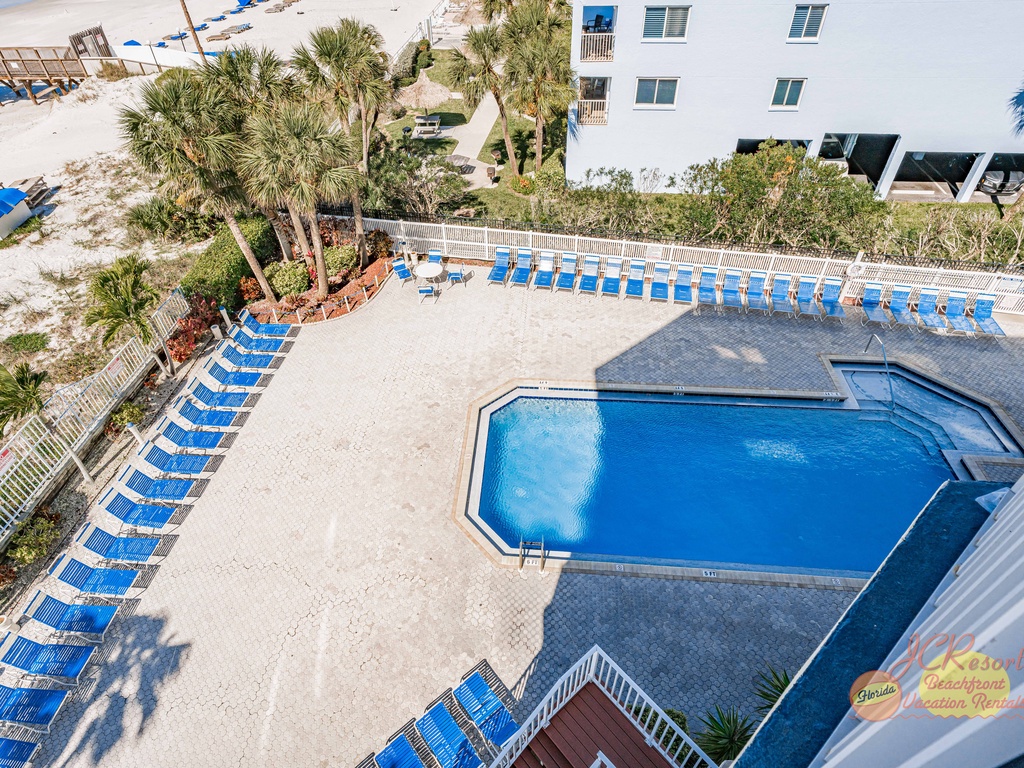 Beach Palms 409 balcony view