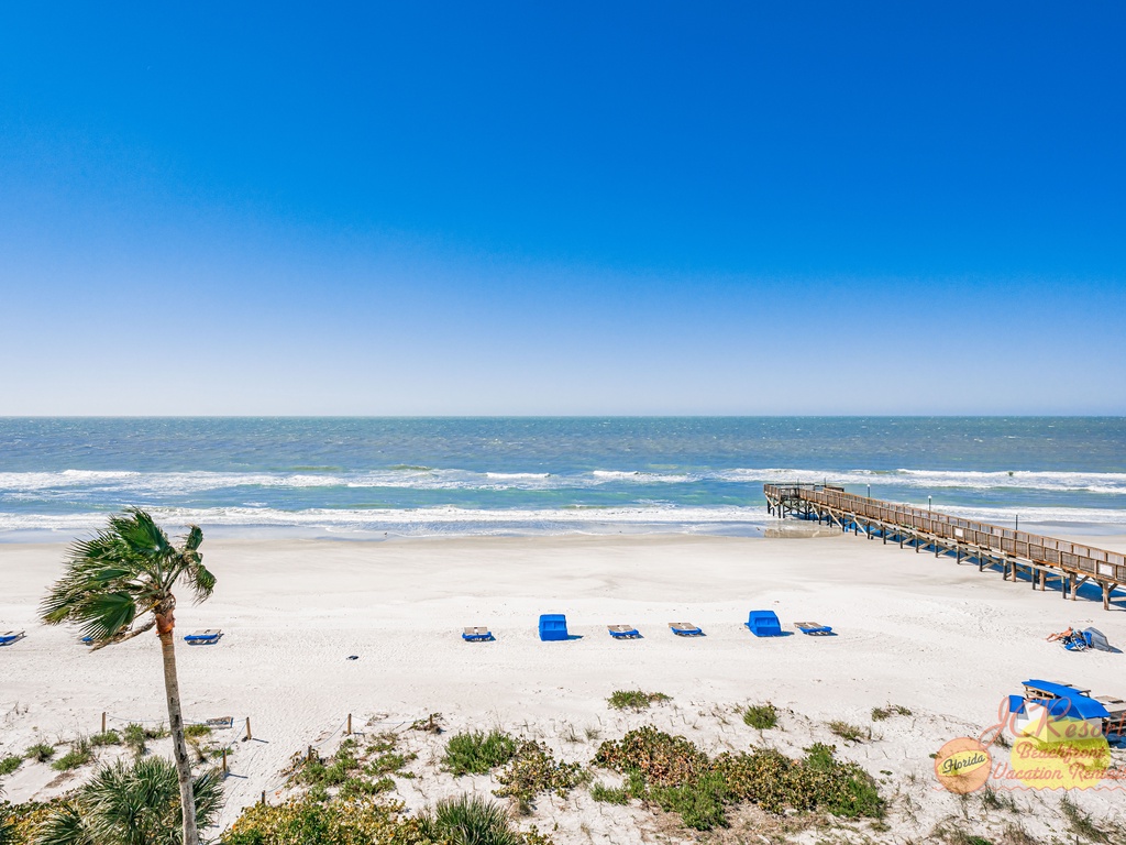 Beach Palms 409 balcony view