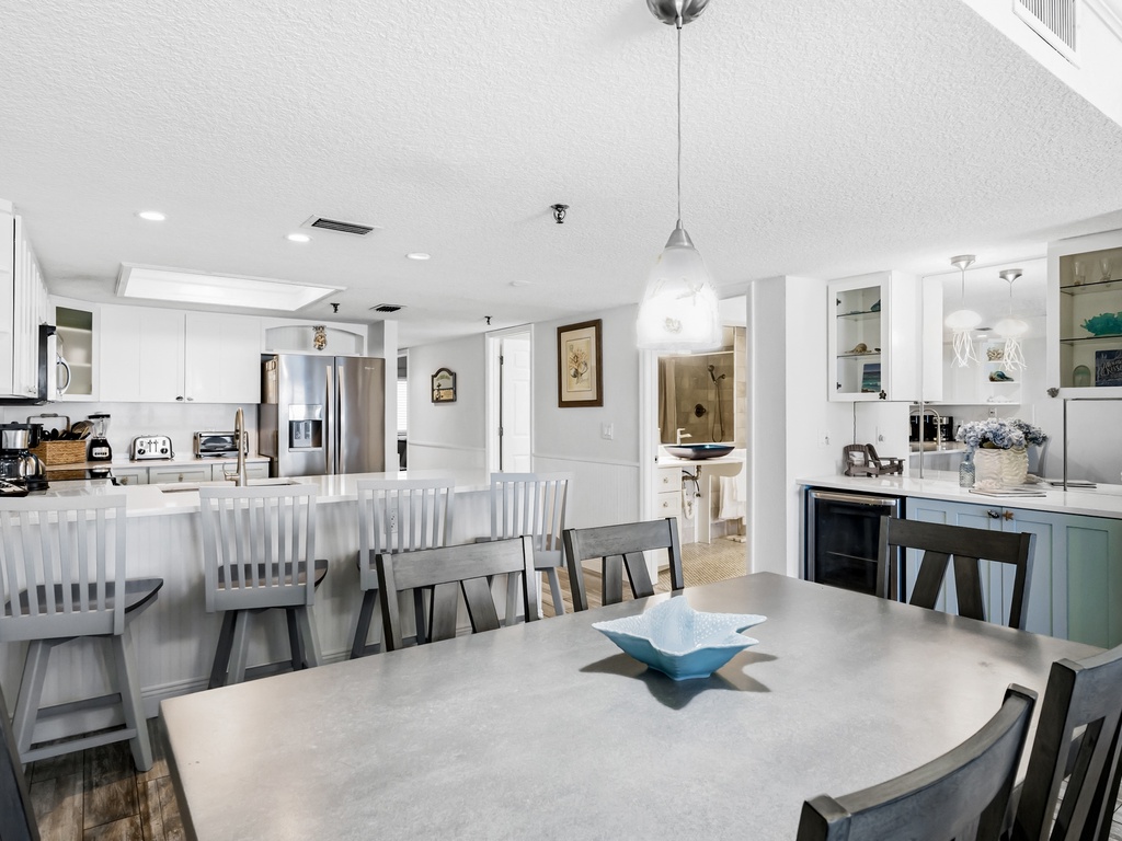 Your spacious open kitchen and dining area creates the perfect gathering spot for shared meals and conversations.
