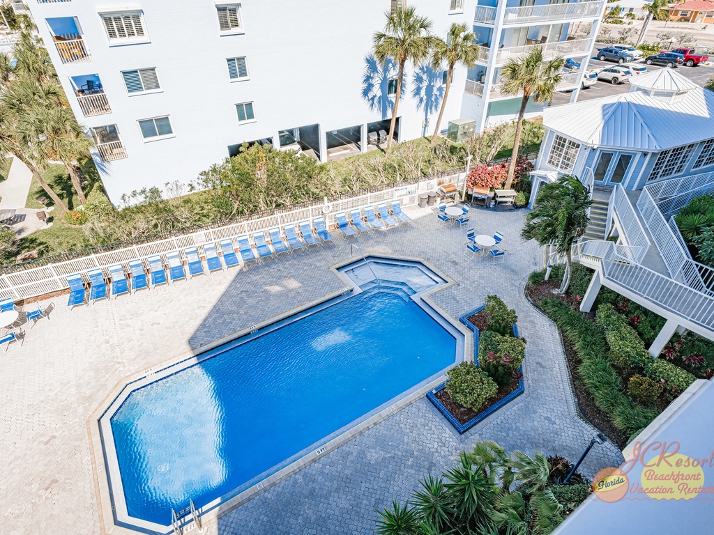 Beach Palms 409 balcony view