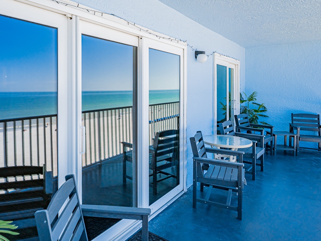 Relax on your private beachfront balcony with stunning ocean views. Perfect for morning coffee or evening cocktails while watching waves.