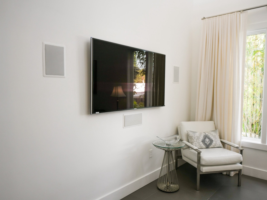 Bright Living Space with Smart TV