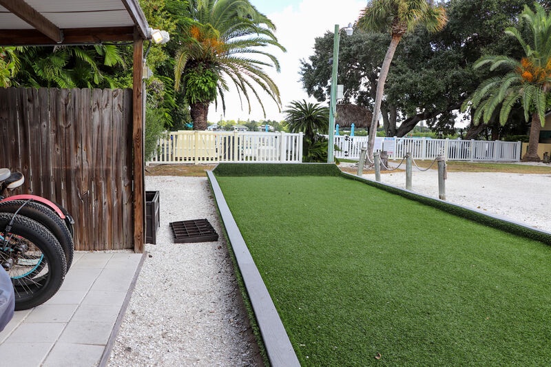 Spacious garden