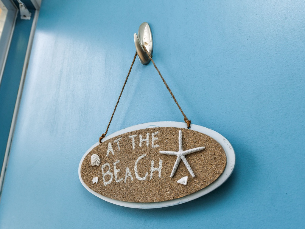 Decorated with coastal accents