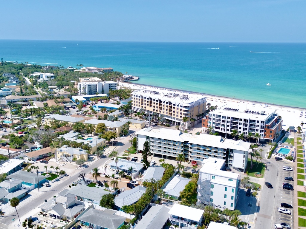 Aerial View - Sun N Sea #2 by Siesta Key Luxury Rental Properties