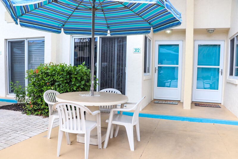 Outdoor dining table