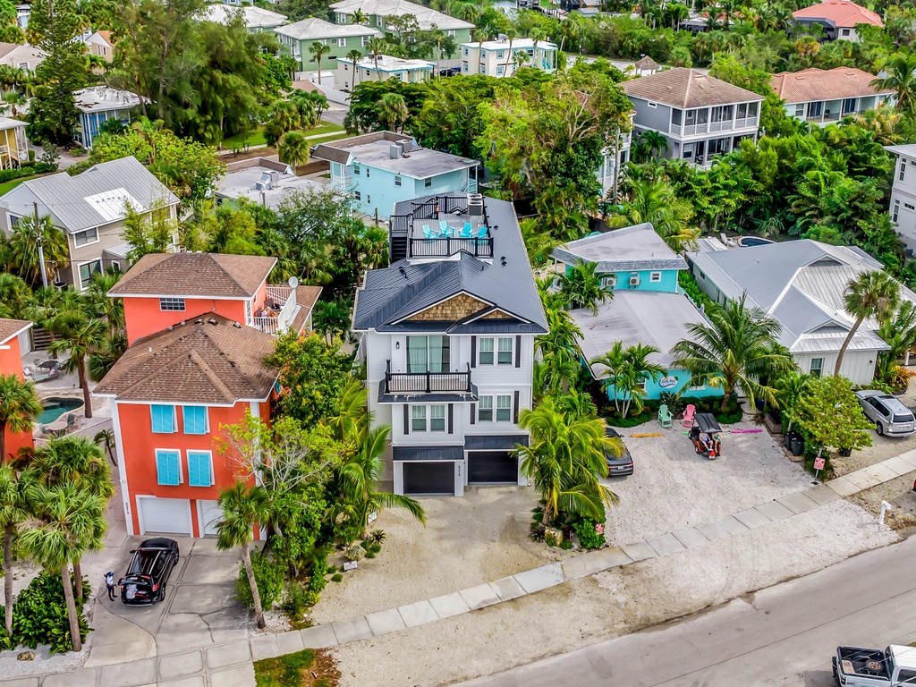 Aerial View - Talk To The Sand by Siesta Key Luxury Rental Properties