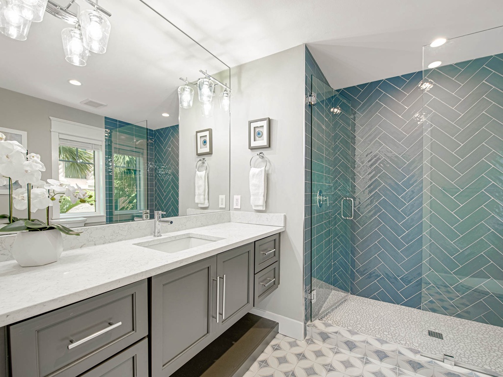 Fourth Bedroom (2nd Floor), Ensuite Bath with Vanity and Walk In Shower