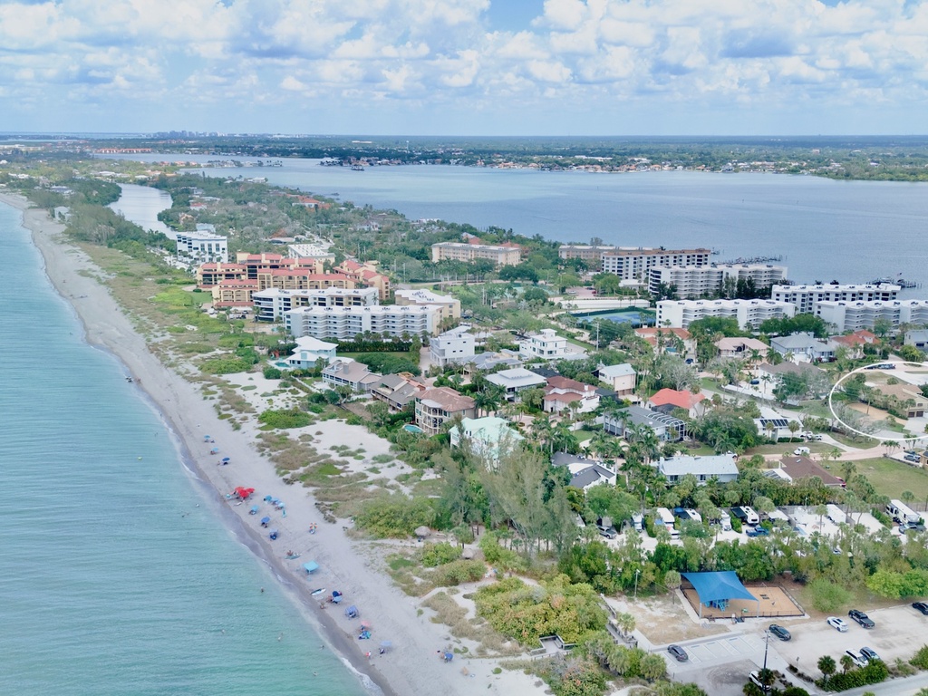 Aerial View - The Midnight Turtle by Siesta Key Luxury Rental Properties