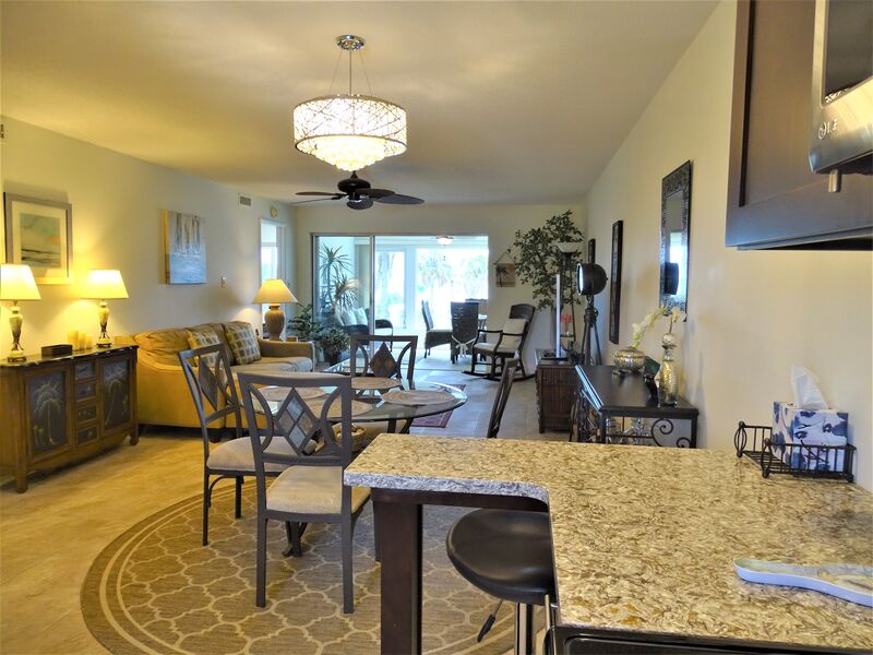 Kitchen View of Living Space