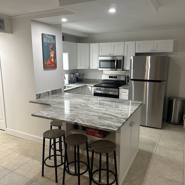Kitchen island with seating