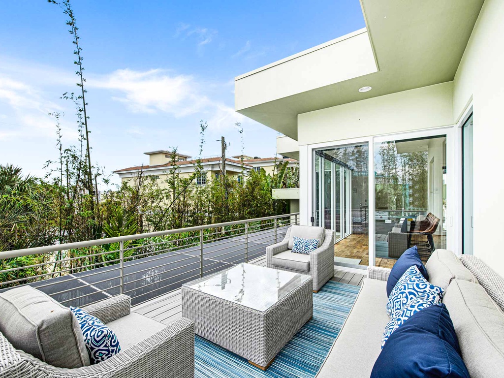 Balcony off Game Room