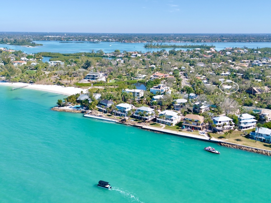 Aeral View of home from the Gulf!