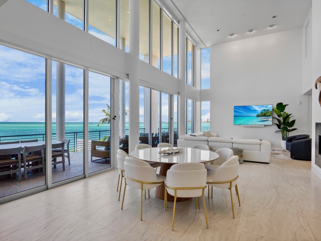 Dining Area with balcony access