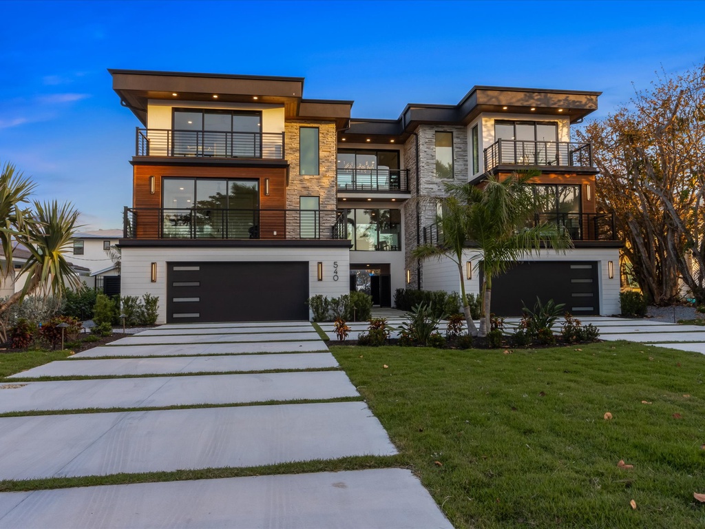 House Exterior - Many Balconies