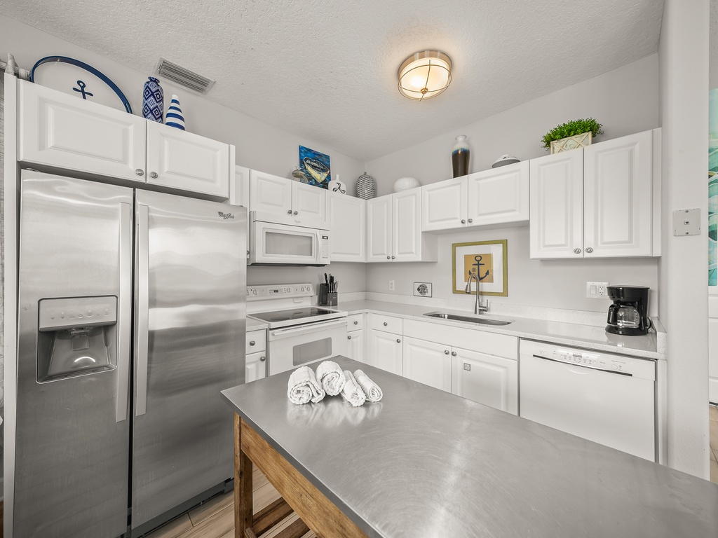 Modern kitchen with all appliances