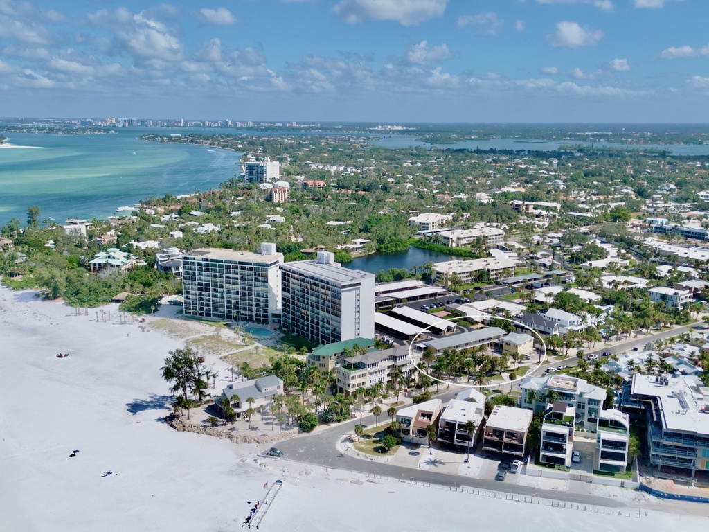 Stunning aerial view of the property