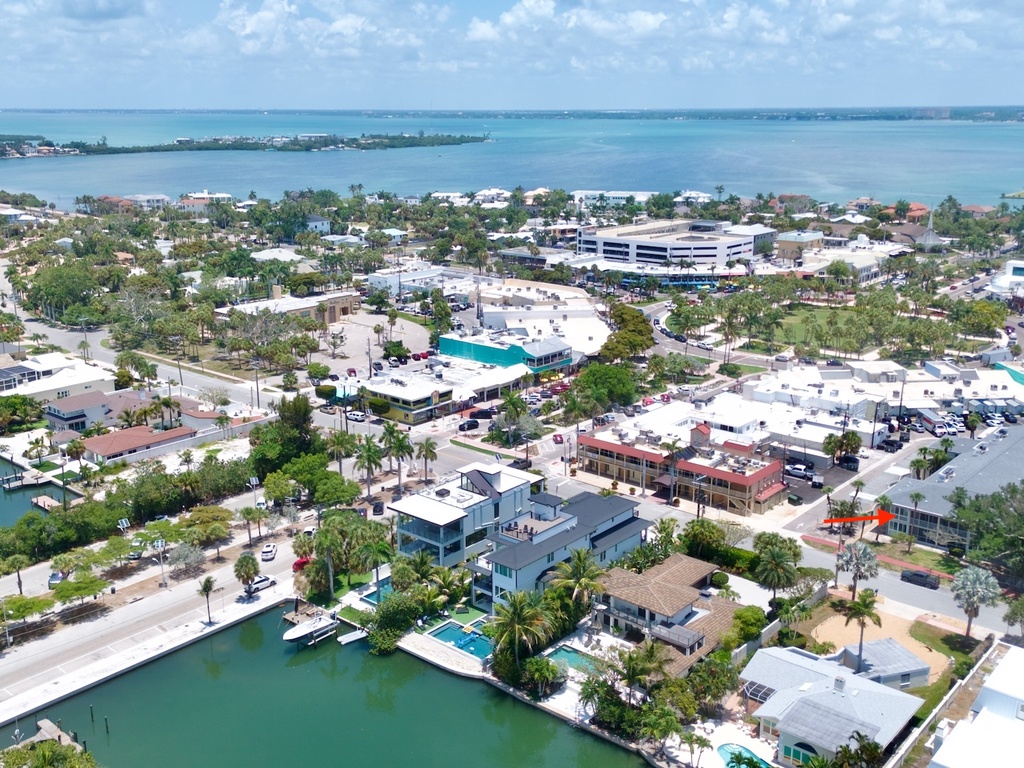 Aerial View - Lido Beach Oasis by Tropical Sands Accommodations